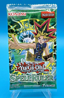 YUGIOH Spell Ruler Unlimted Edition Sealed Booster Pack - Image 1