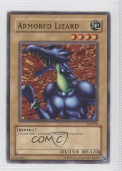 Armored Lizard Unlimited YuGiOh Starter Deck Joey #SDJ-009 2003 READ - Image 1