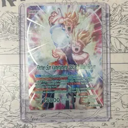 Father-Son Kamehameha Goku Gohan Return BT9-128 RLR RARE Dragon Ball Super Card - Image 2