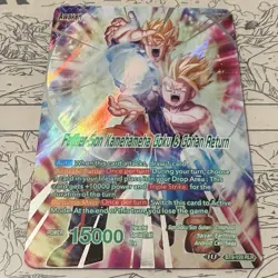 Father-Son Kamehameha Goku Gohan Return BT9-128 RLR RARE Dragon Ball Super Card - Image 4