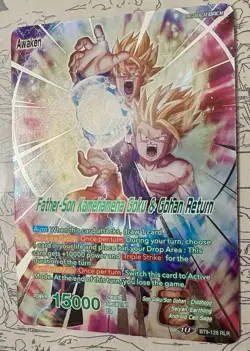 Father-Son Kamehameha Goku Gohan Return BT9-128 RLR RARE Dragon Ball Super Card - Image 5