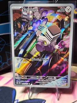 Varoom 206/197 Sv03: Obsidian Flames Holo Pokemon Card NM Condition - Image 1
