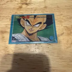 Dragon Ball Z Vegeta Trading Card See Through (Clear Green) Holofoil - Image 1