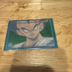 Dragon Ball Z Vegeta Trading Card See Through (Clear Green) Holofoil - Image 2
