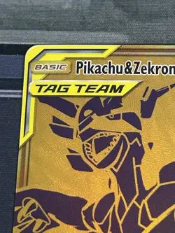 Pokemon Pikachu & Zekrom GX SM248 Promo Full Art Holo Card NM/M Condition - Image 2