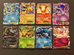 Pokemon Eeveelution EX 8-Card Bundle Set *SEE DESCRIPTION FOR CONDITIONS* - Image 1