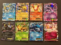 Pokemon Eeveelution EX 8-Card Bundle Set *SEE DESCRIPTION FOR CONDITIONS* - Image 2