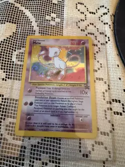 Pokemon TCG Black Star Promo Holo Card Mew #9 WOTC Near Mint Condition - Image 1