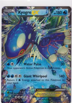 Kyogre EX - 54/160 - Pokemon Primal Clash XY Ultra Rare Card LP - Image 1
