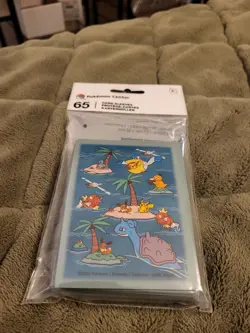 Pokemon Center Card Sleeves - Sunny Sea Pokemon (65) Count - Image 1