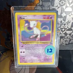 Mew #8 Black Star Promo Pokemon Card NM Free Shipping - Image 1