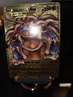 Blastoise VMAX Gold Foil Textured Display Card NM/M Condition - Image 4