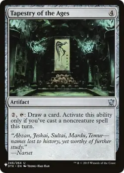 Tapestry of the Ages - Light Play MTG The List - Image 1