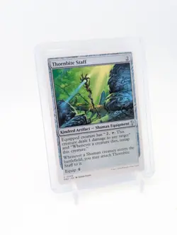MTG - Thornbite Staff (White Border) - Uncommon #99 - Mystery Booster 2 NM - Image 1