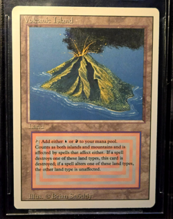 Volcanic Island BGS 9.5 GEM MINT - Quad 9.5 + 10 sub - Revised 3rd Edition MTG - - Image 2