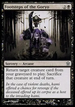 Footsteps of the Goryo - Medium Play MTG Saviors of Kamigawa - Image 1