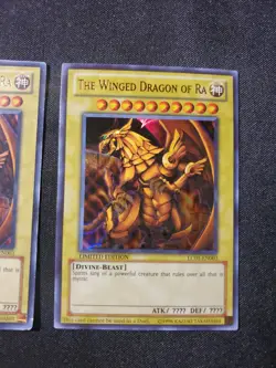 2x Yugioh LC01-EN003 The Winged Dragon of Ra Limited Edition Ultra Rare LP - Image 3