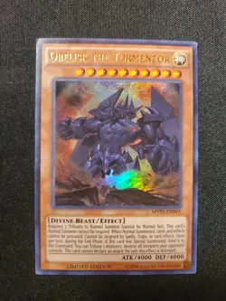 Yu-Gi-Oh! TCG Obelisk the Tormentor Mvp1-ensv5 Ultra Rare Near Mint - Image 1