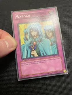 Yugioh! Waboku SDY-040 Common 1st Edition NA English Vintage Starter Deck Yugi - Image 2