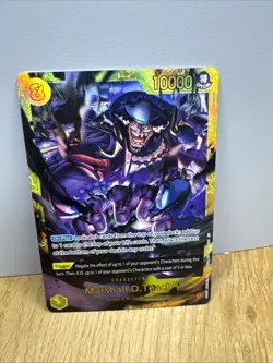 One Piece Card- Marshall.D.Teach (119) OP16-119 SEC The Time of Battle Foil - Image 1