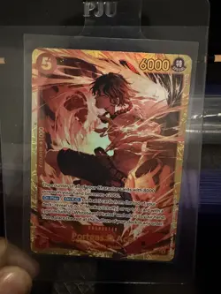 Bandai One Piece Portgas D Ace OP16-118 SEC English - Image 1