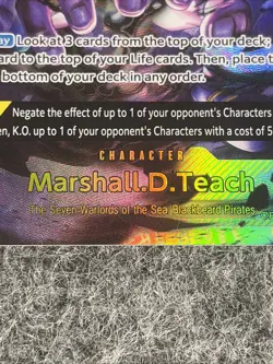 One Piece Marshall.D.Teach (OP16-119) SEC The Time of Battle OP16 English - Image 4