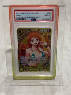 Nami 053 Special SP One Piece PSA 10 EB03 EXTRA BOOSTER HEROINES EDITION - Image 1