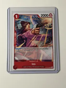 Izo OP16-002 Release Event Stamp The Time Of Battle One Piece - Image 1