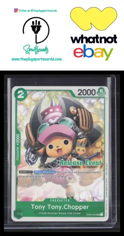Tony Tony Chopper One Piece ST15 - ST20 Release Event Pack OP02-034 NON FOIL - Image 1