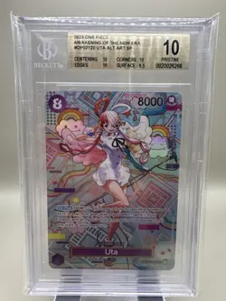 One Piece Uta OP02-120 Awakening of the New Era BGS 10 PRISTINE - 9.5 on Surface - Image 1