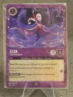 Elsa - The Fifth Spirit 6/P3 [Glitter Foil] SEALED Promo Disney Lorcana NM/M - Image 1