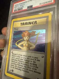 1st Edition Gym Heroes Misty Holo 18/132 - Image 5