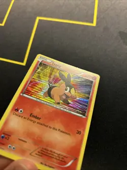 Tepig BW02 NM/LP -Rare Vintage Holo Pokemon Card- Black Star Promo (4s) - Image 5