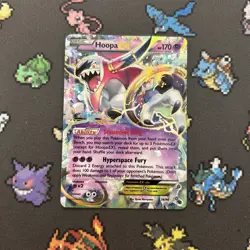 Hoopa EX 36/98 LP -Ultra Rare Pokemon Card- Ancient Origins (9q) - Image 1