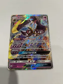 Lunala GX 66/149 SM Base Set Ultra Rare Holo Pokemon Card MP - Image 1