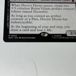 MTG Doctor Doom 95 MSH Marvel Super Heroes Regular NM Magic Card - Image 5