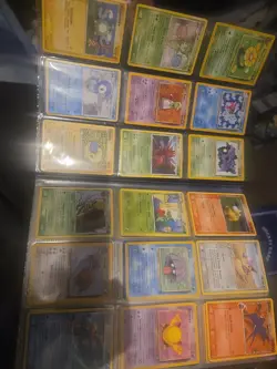 Nice Vintage & Modern Mixed Pokemon Binder Hp Etc Cards Child Owned - Image 3