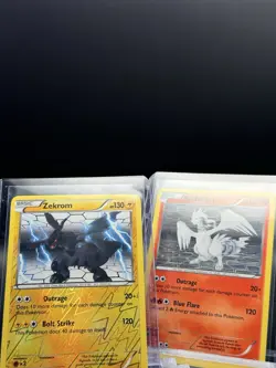 Pokemon Reshiram Holo Rare & Zekrom Reverse Holo Rare Card Lot - 2 - Image 3