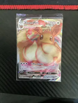 Eevee VMAX SWSH087 Sword & Shield Promo Card Holo Sealed, Near Mint - Image 1