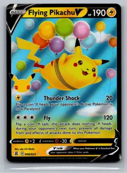 Flying Pikachu V Celebrations #006/025 Ultra Rare,Holo Pokemon Card - Image 1