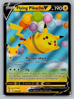 Flying Pikachu V Celebrations #006/025 Ultra Rare,Holo Pokemon Card - Image 1
