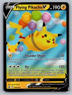 Flying Pikachu V Celebrations #006/025 Ultra Rare,Holo Pokemon Card - Image 1