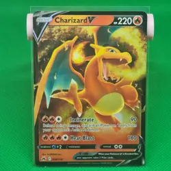Charizard V 018/159 NM Holo Ultra Rare Full Art Crown Zenith Pokemon Card TCG - Image 1