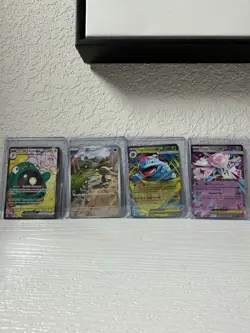 Pokemon Bellibolt EX, Wooper, Mega Venusaur EX, Mega Diancie EX 4 Card Lot Engl… - Image 1