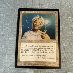 Wizards of the Coast Mirage Enlightened Tutor MTG Instant White English Card - Image 1
