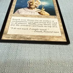 Wizards of the Coast Mirage Enlightened Tutor MTG Instant White English Card - Image 3