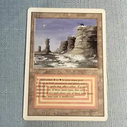 MTG Plateau Revised Edition – Dual Land – Lightly Played LP – Vintage 1994 - Image 1