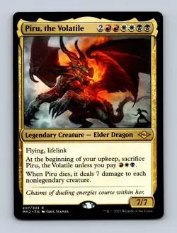 Piru, the Volatile Modern Horizons 2 Non-Foil MTG NM - Image 1