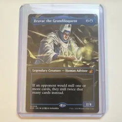 Wizards of the Coast MTG Bruvac the Grandiloquent #0418 RVR Borderless - Image 1
