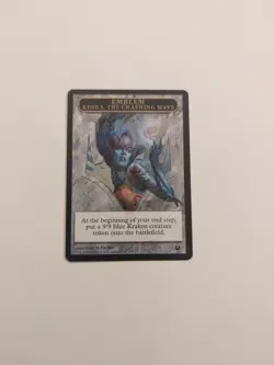 Emblem - Kiora, the Crashing Wave Born of the Gods Regular NM MTG - Image 1